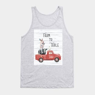 Farm Animal Family B2 Tank Top